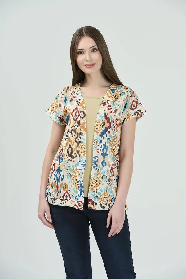 10870 DESENLİ TRİKO HIRKA - Romance Adana abiye elbise