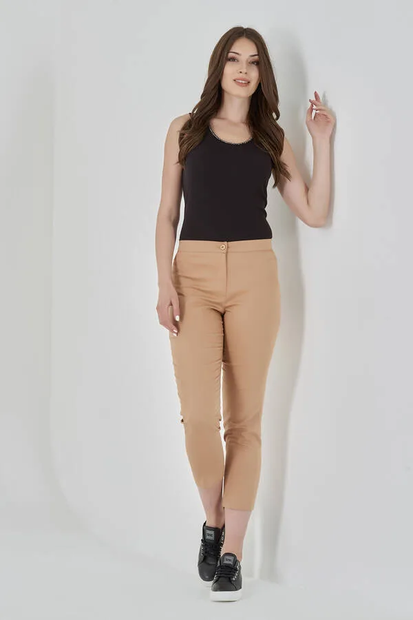 30046 DAR PAÇALI KISA PANTOLON - Romance Adana abiye elbise