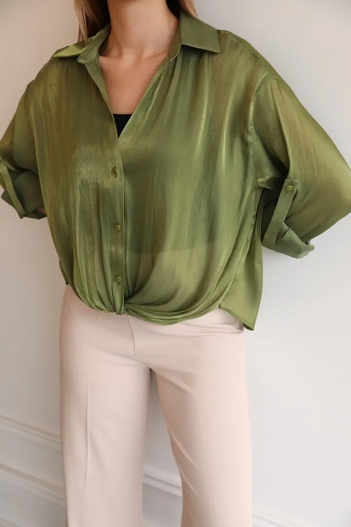 82054 Organze Bluz - Romance Adana